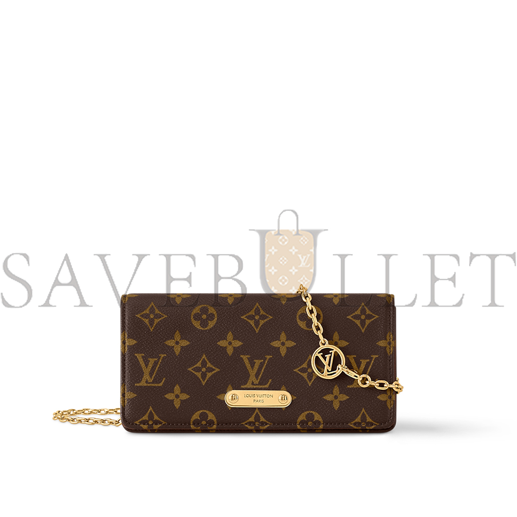 LOUIS VUITTON WALLET ON CHAIN LILY M82509 (20.7*10.2*3.5cm)